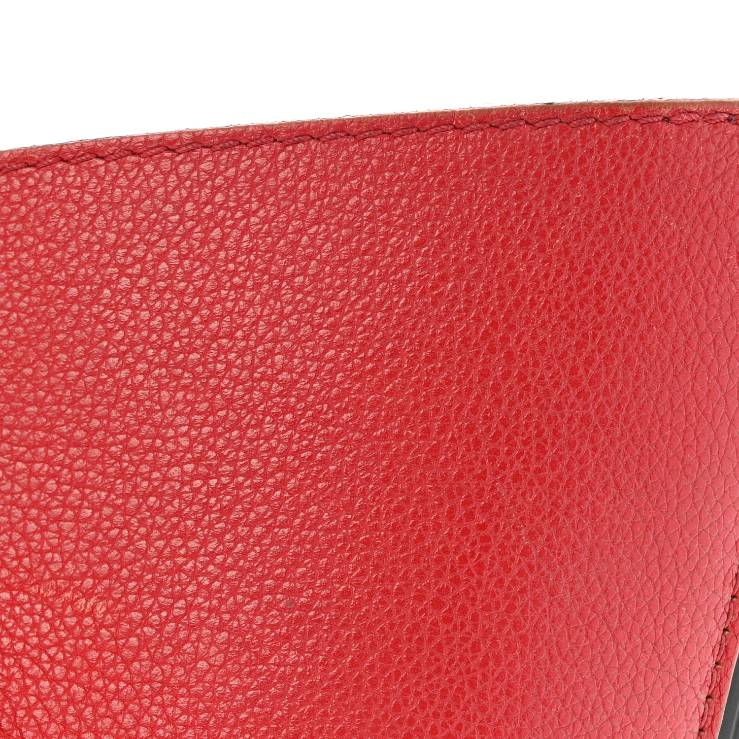 Calfskin Monogram Kimono Tote Cherry - Image 15