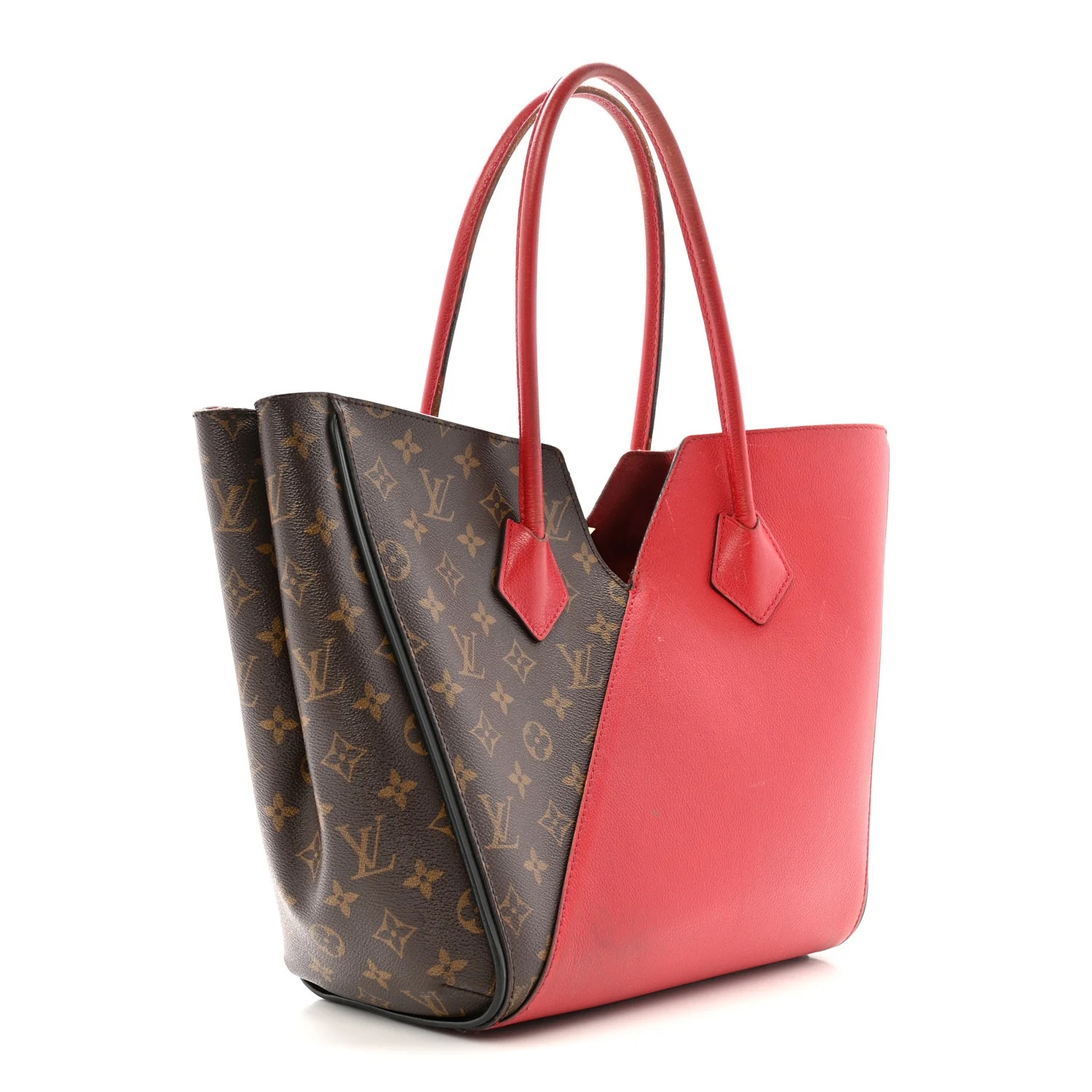 Calfskin Monogram Kimono Tote Cherry - Image 3