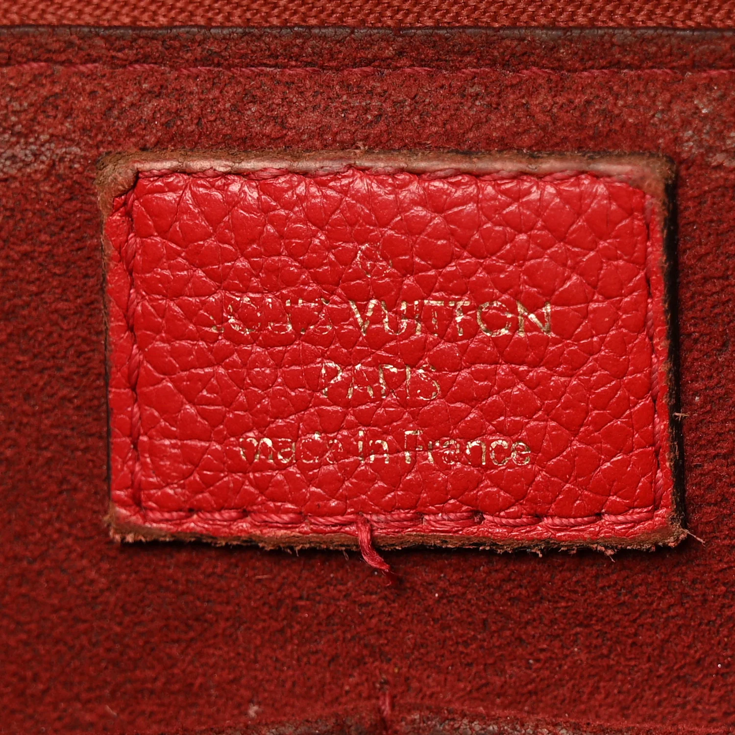 Calfskin Monogram Kimono Tote Cherry - Image 7