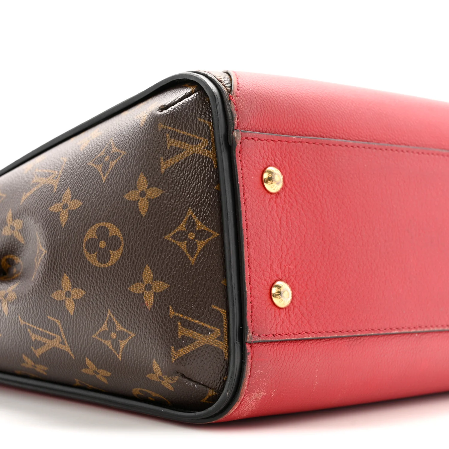 Calfskin Monogram Kimono Tote Cherry - Image 9