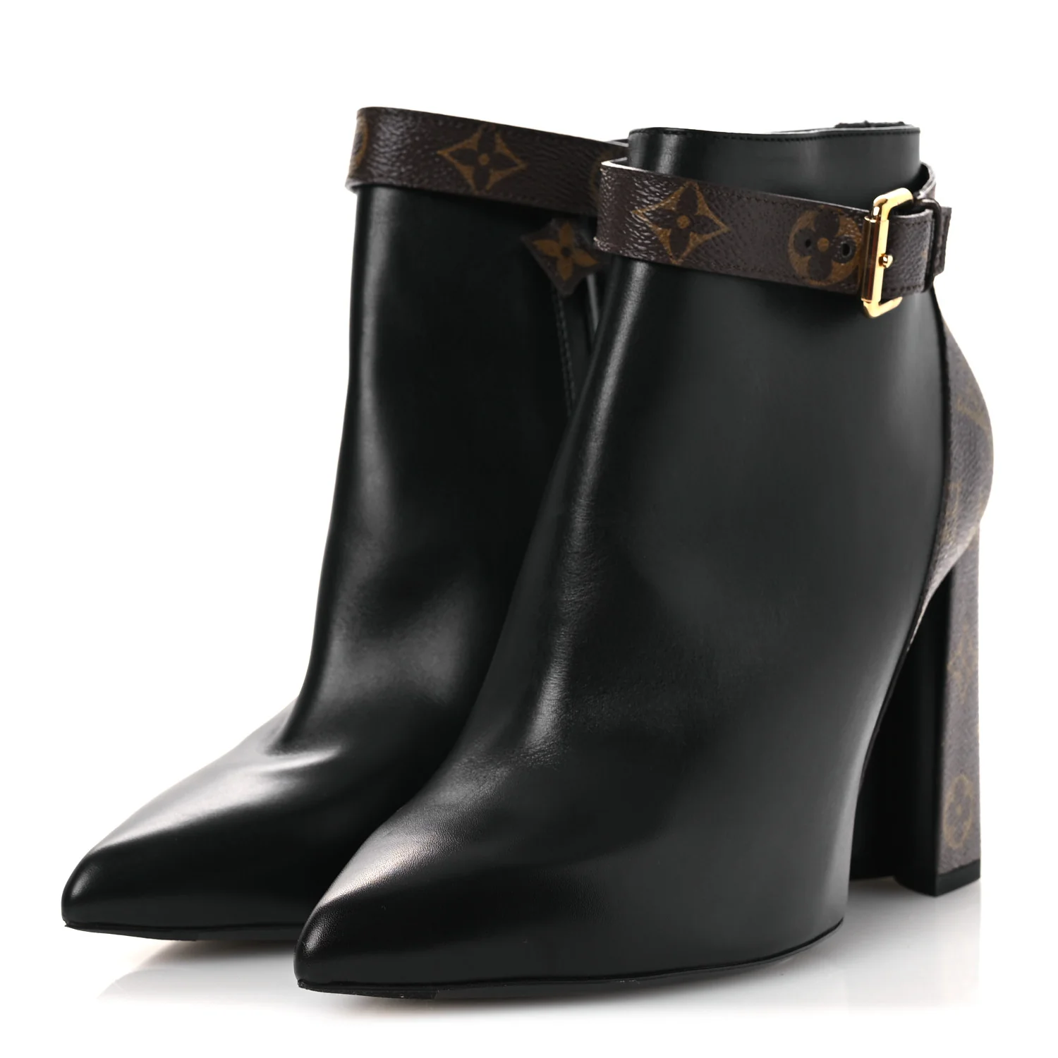 Calfskin Monogram Matchmake Low Boots 41 - Image 4