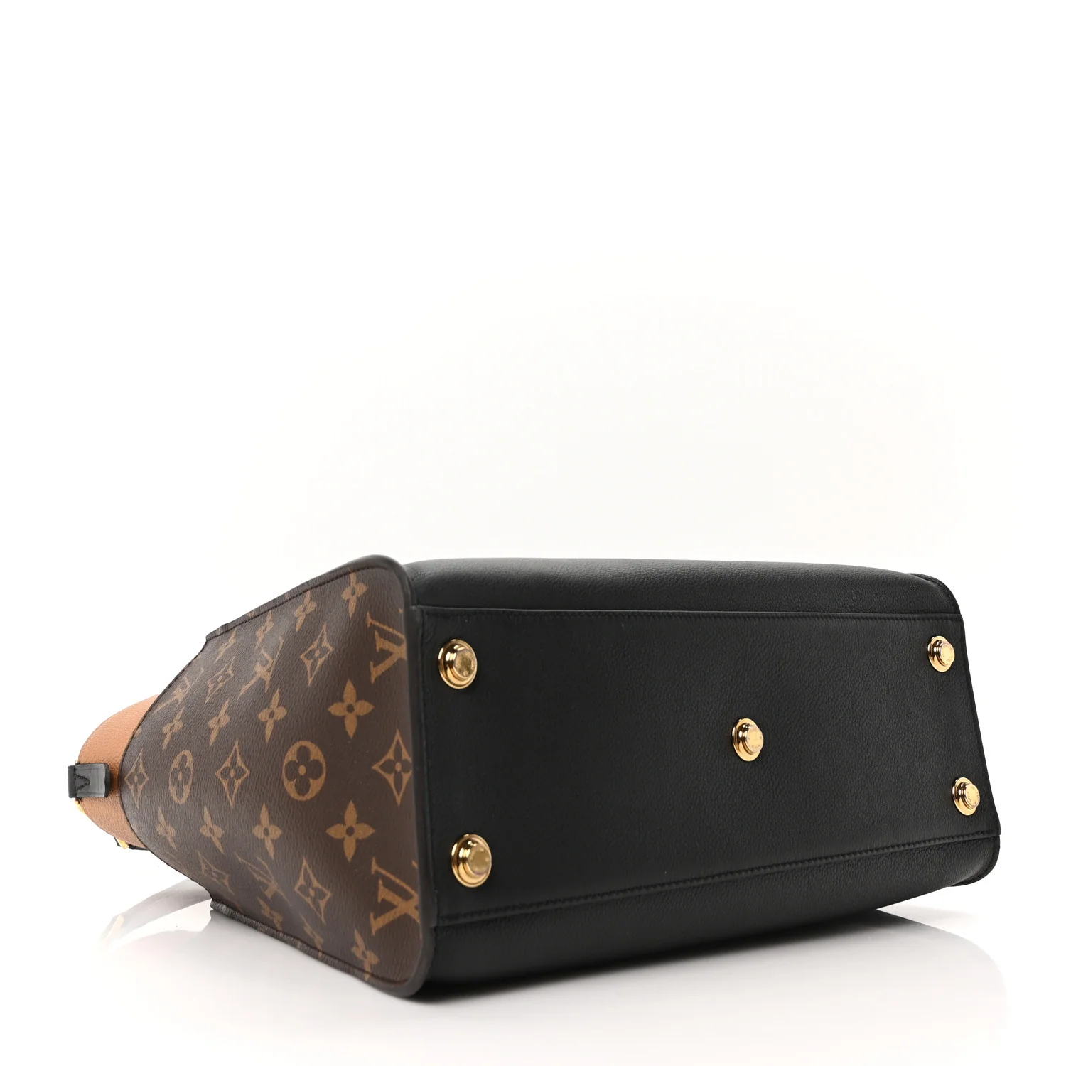 Calfskin Monogram On My Side MM Black - Image 4