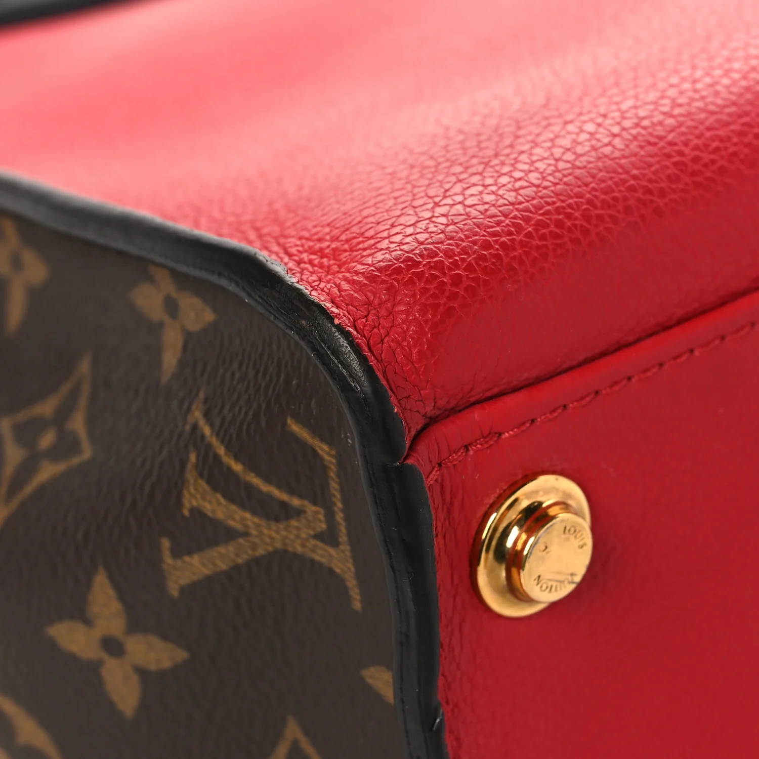 Calfskin Monogram On My Side Pirate Red - Image 9