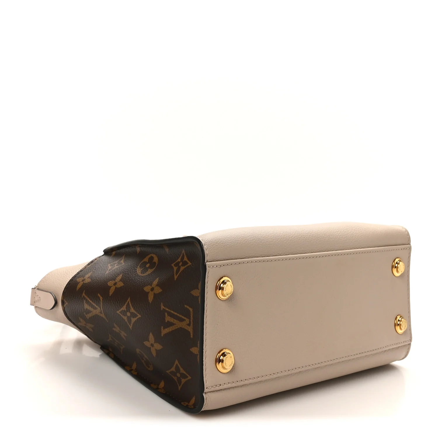 Calfskin Monogram On My Side PM Greige - Image 4