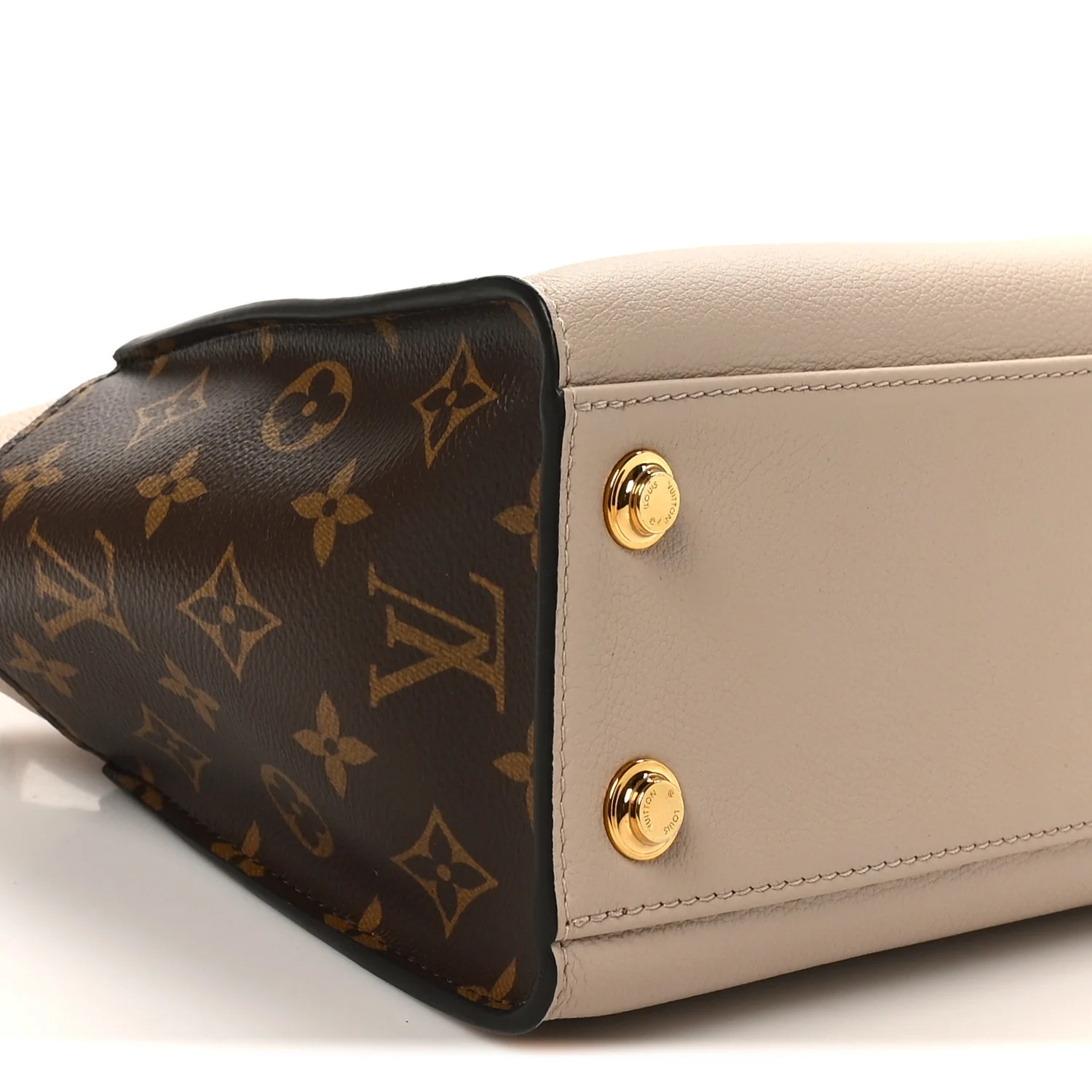 Calfskin Monogram On My Side PM Greige - Image 8