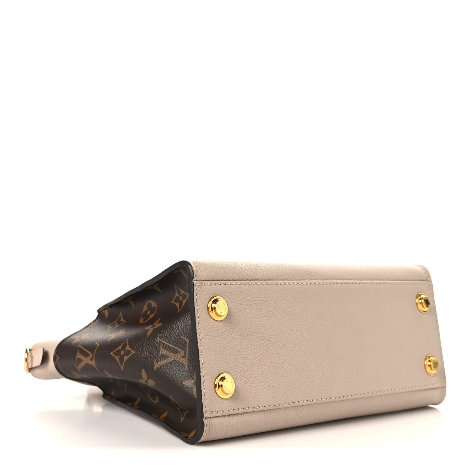 Calfskin Monogram On My Side PM Greige - Image 4