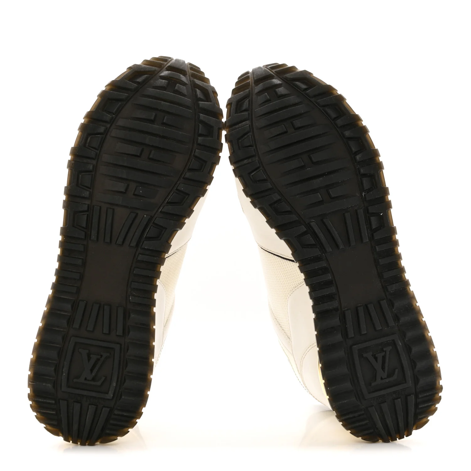 Calfskin Monogram Run Away Sneakers 37 White - Image 6