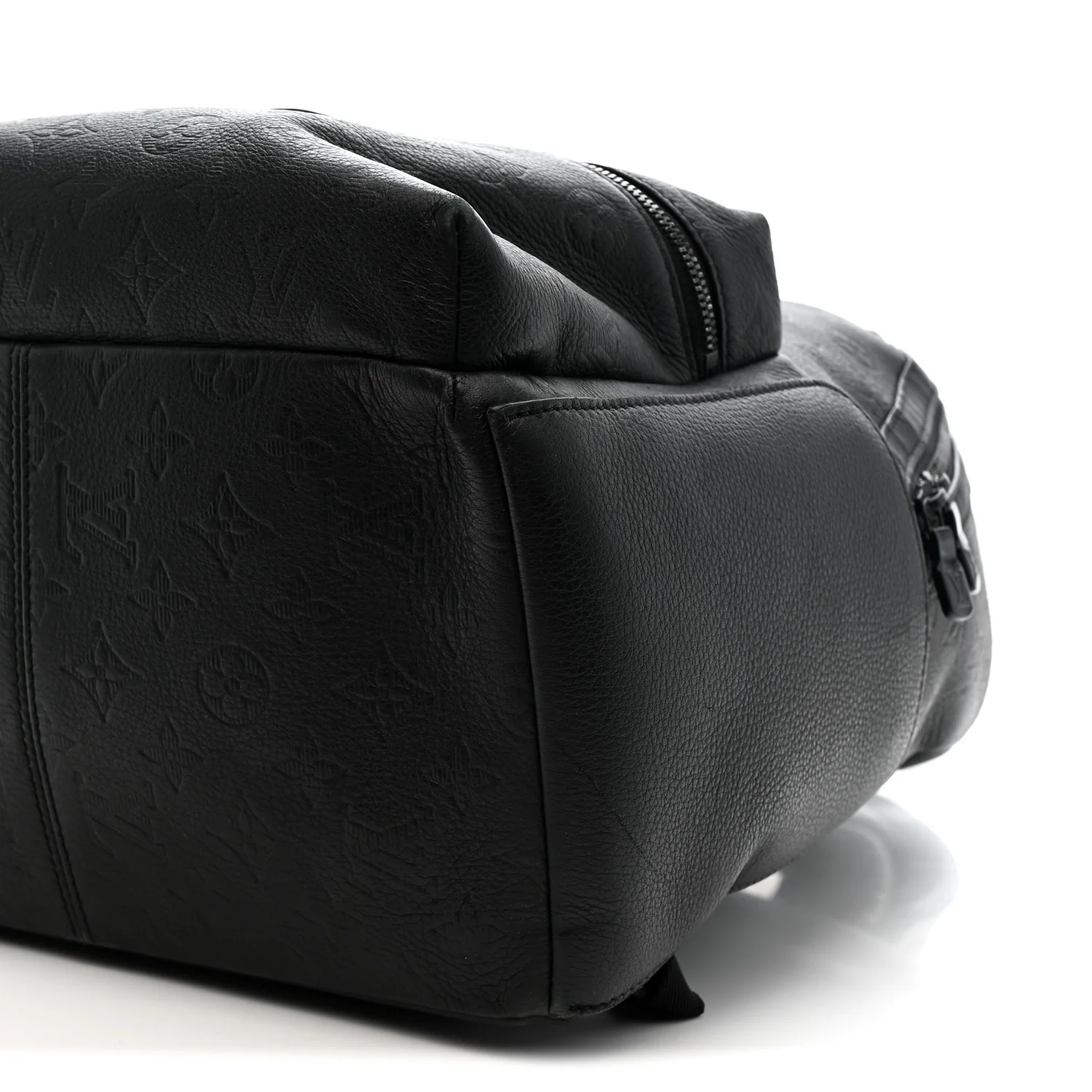Calfskin Monogram Shadow Discovery Backpack Black - Image 9