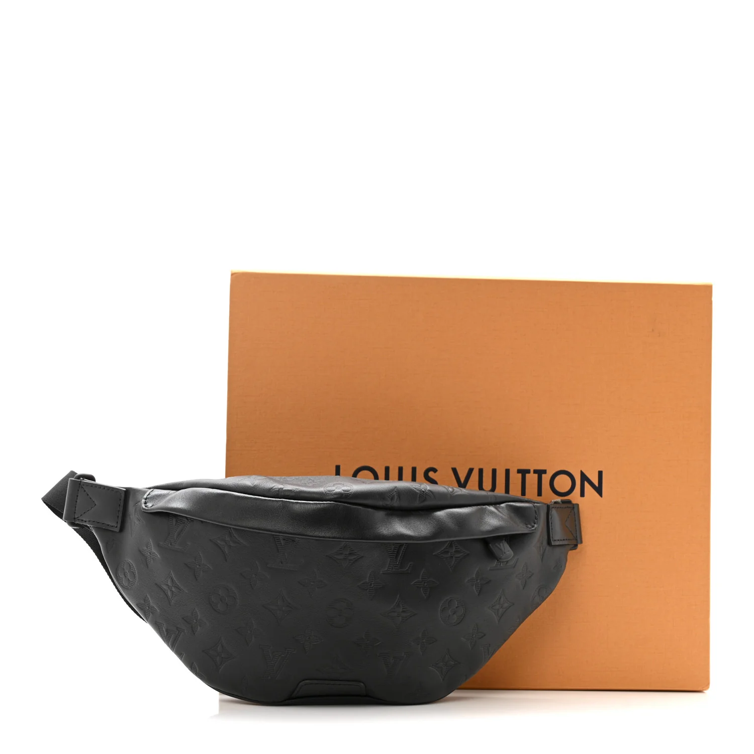 Calfskin Monogram Shadow Discovery Bumbag Black - Image 10