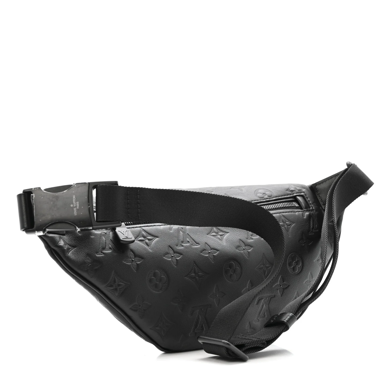 Calfskin Monogram Shadow Discovery Bumbag Black - Image 3