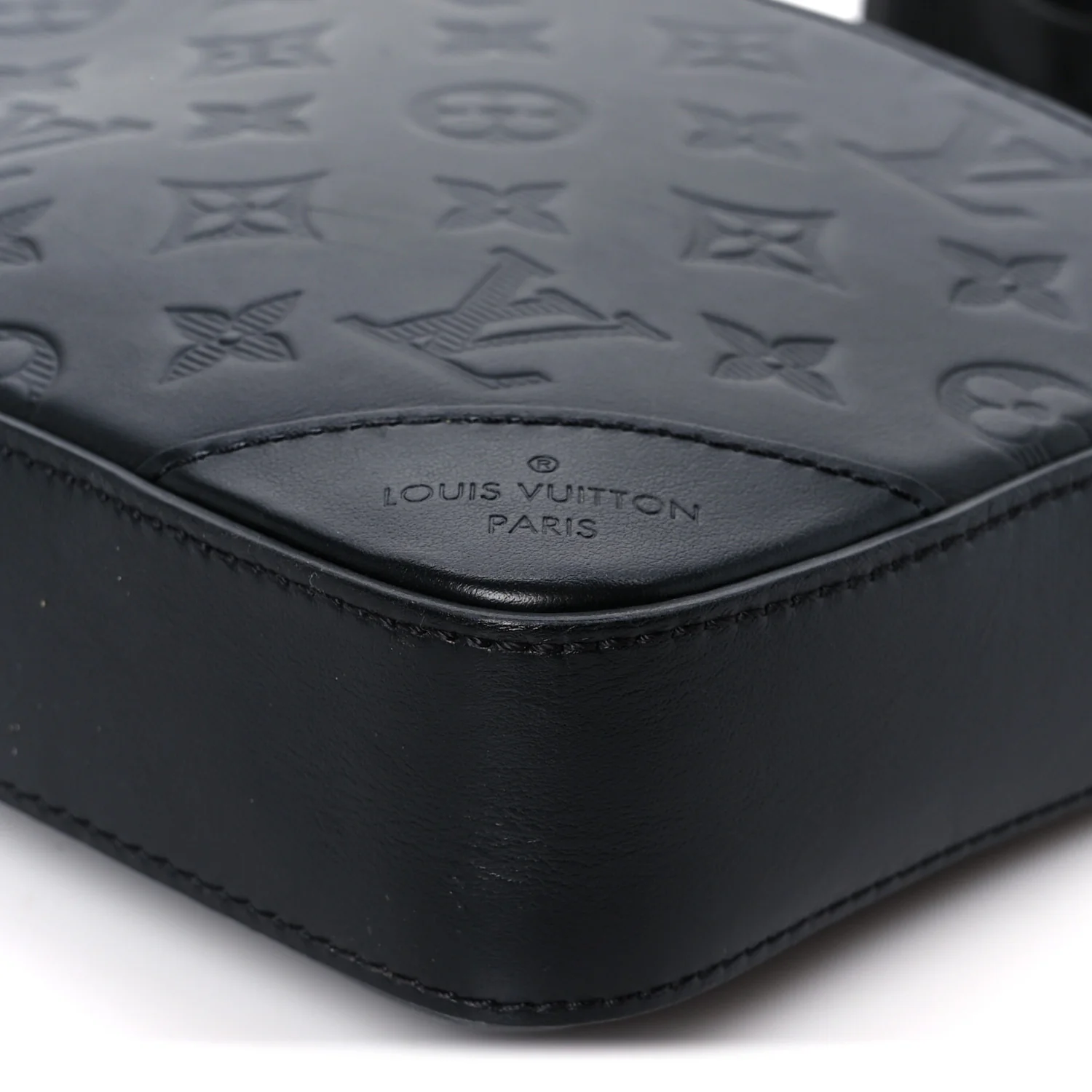 Calfskin Monogram Shadow Duo Messenger Black - Image 10