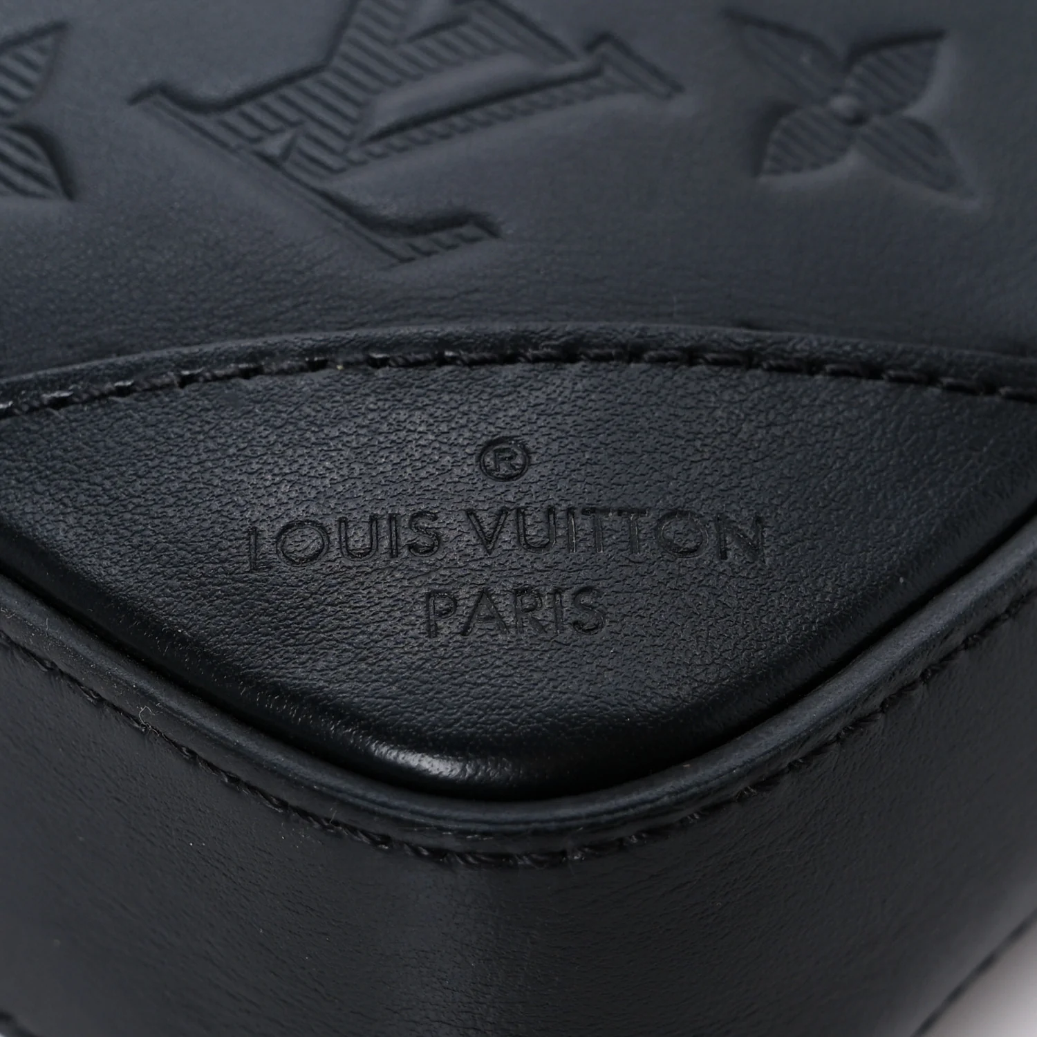 Calfskin Monogram Shadow Duo Messenger Black - Image 7