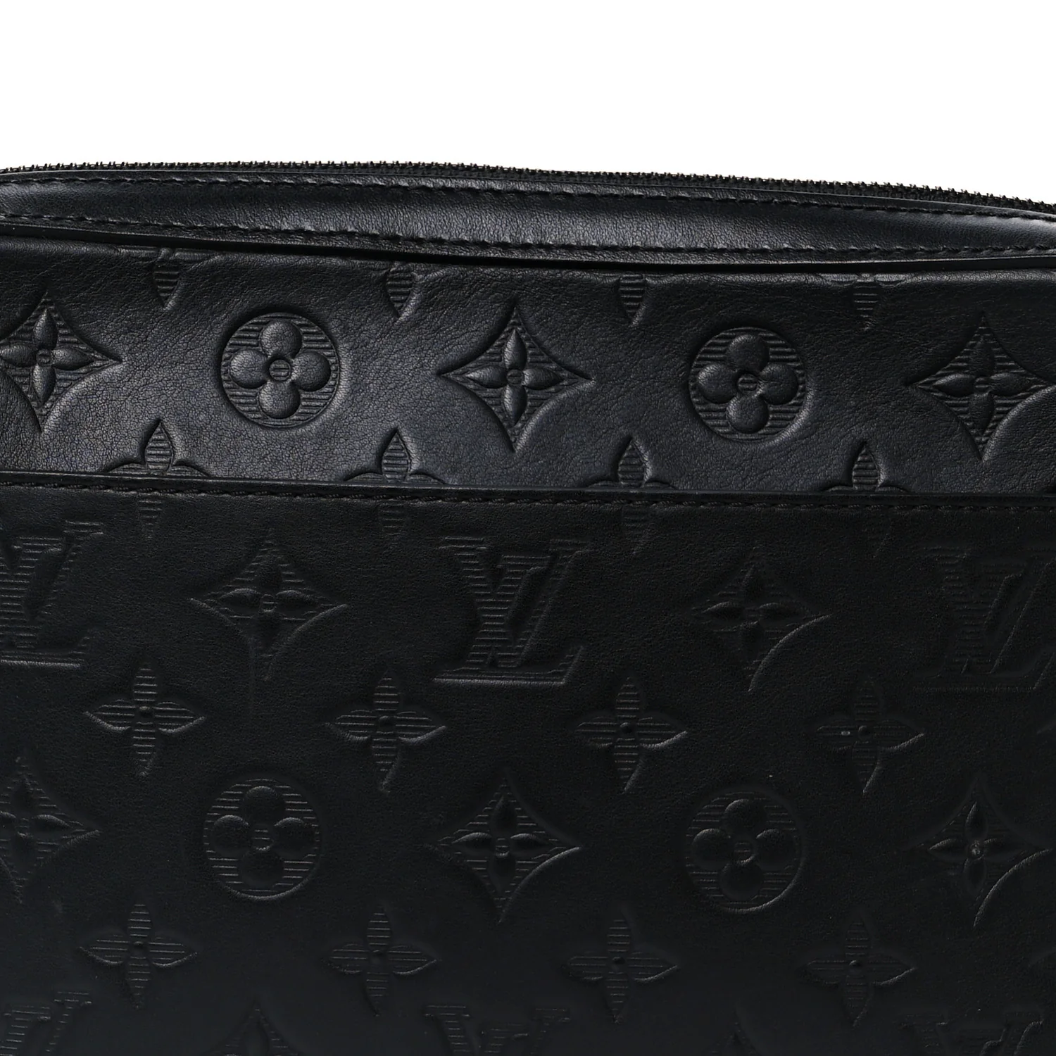 Calfskin Monogram Shadow Duo Messenger Black - Image 8