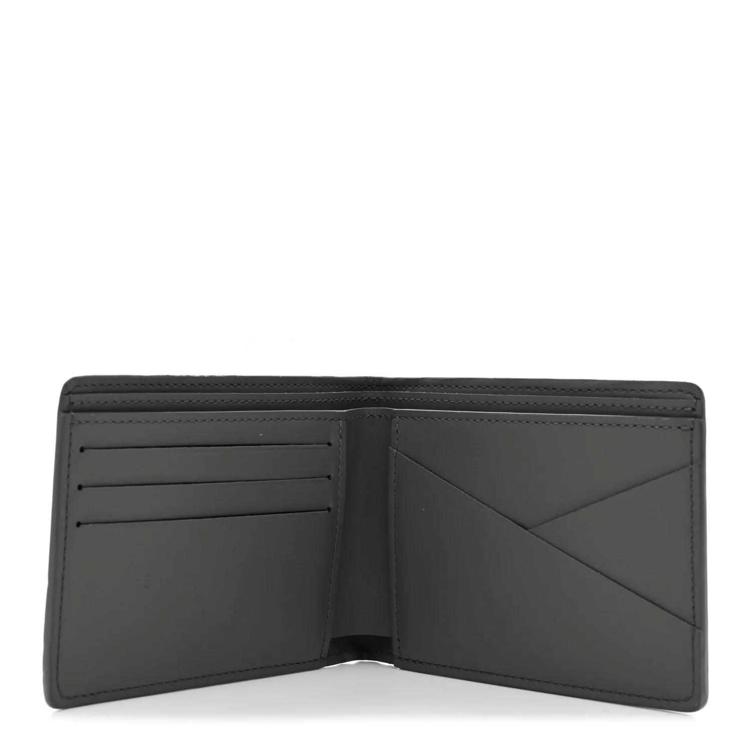 Calfskin Monogram Shadow Multiple Wallet Anthracite Gray - Image 5