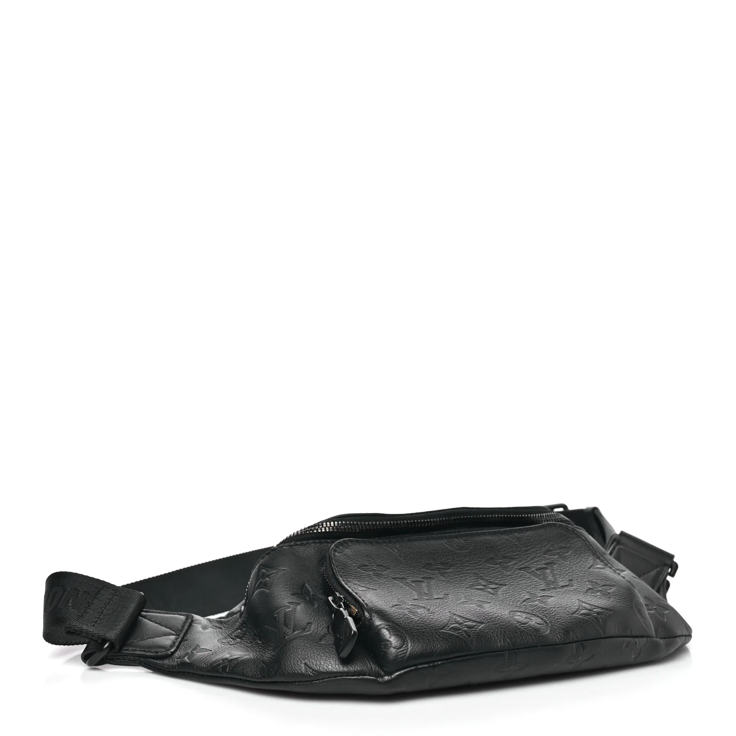 Calfskin Monogram Shadow Rush Bumbag Black - Image 4