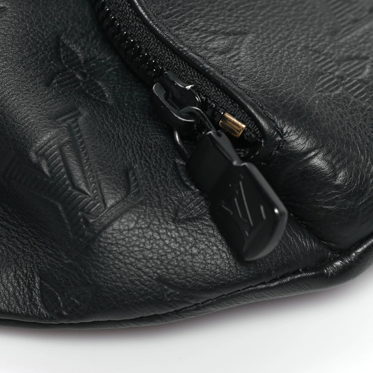 Calfskin Monogram Shadow Rush Bumbag Black - Image 8