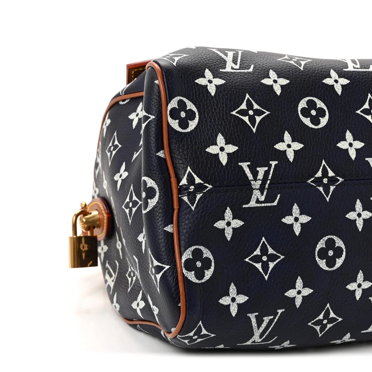 Calfskin Monogram Speedy P9 Bandouliere 25 Indigo - Image 15