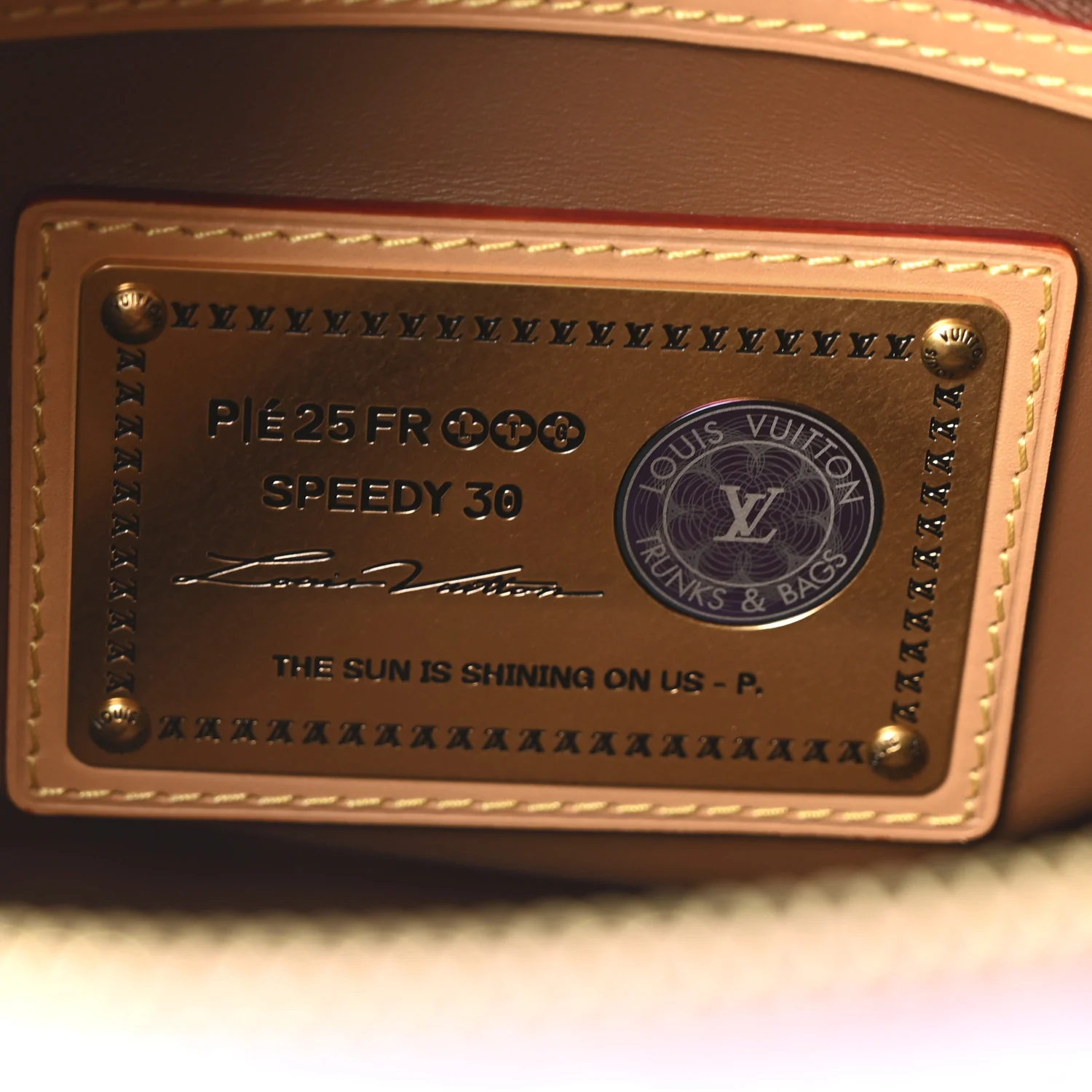 Calfskin Monogram Speedy P9 Bandouliere 30 Candy - Image 8