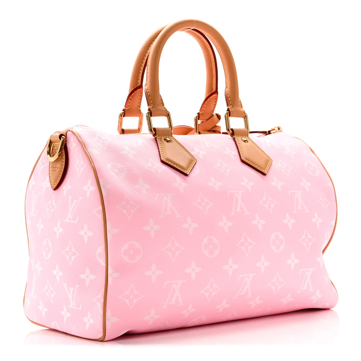 Calfskin Monogram Speedy P9 Bandouliere 30 Candy - Image 4
