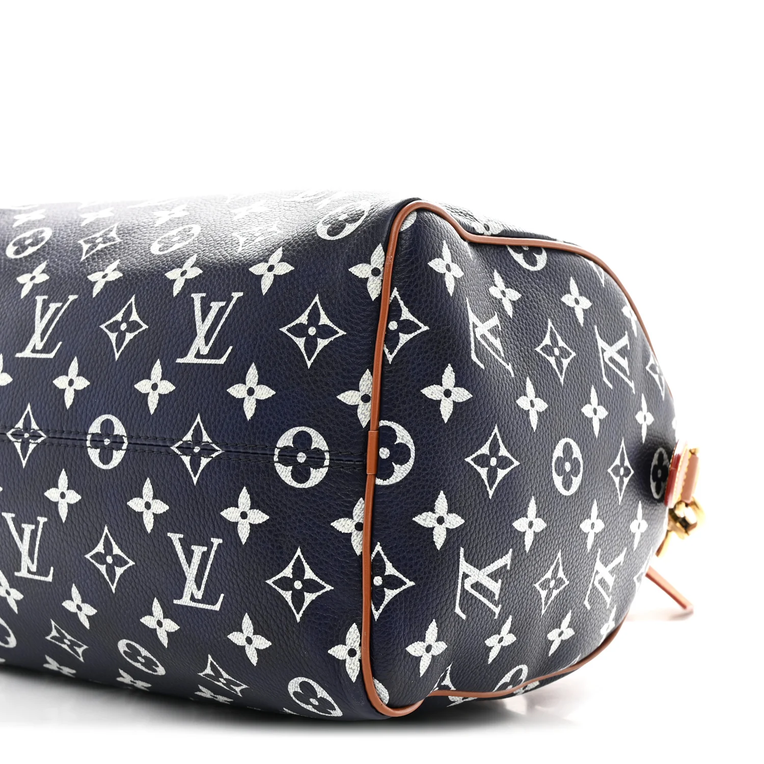 Calfskin Monogram Speedy P9 Bandouliere 30 Indigo - Image 12