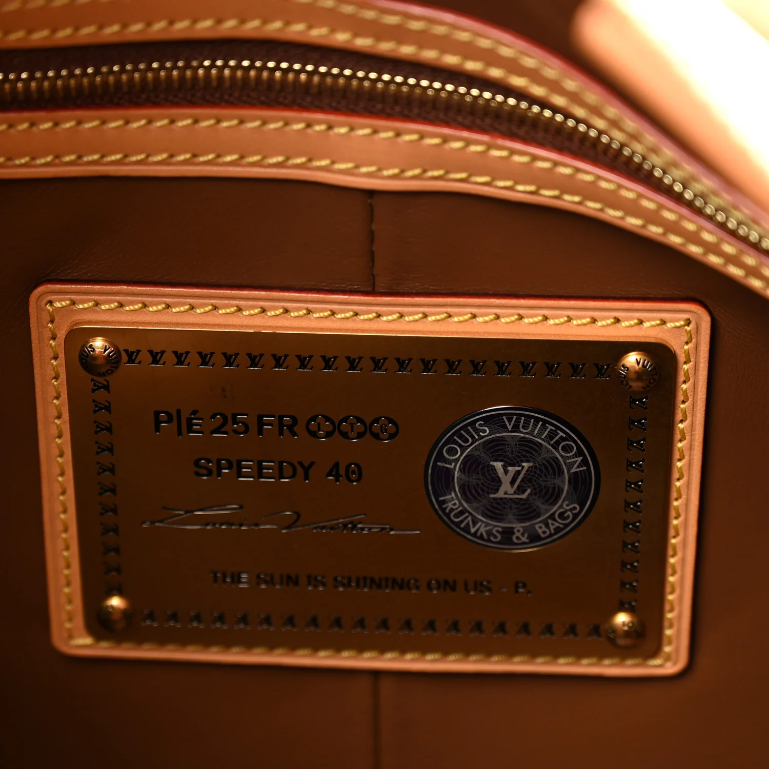 Calfskin Monogram Speedy P9 Bandouliere 40 Candy - Image 6