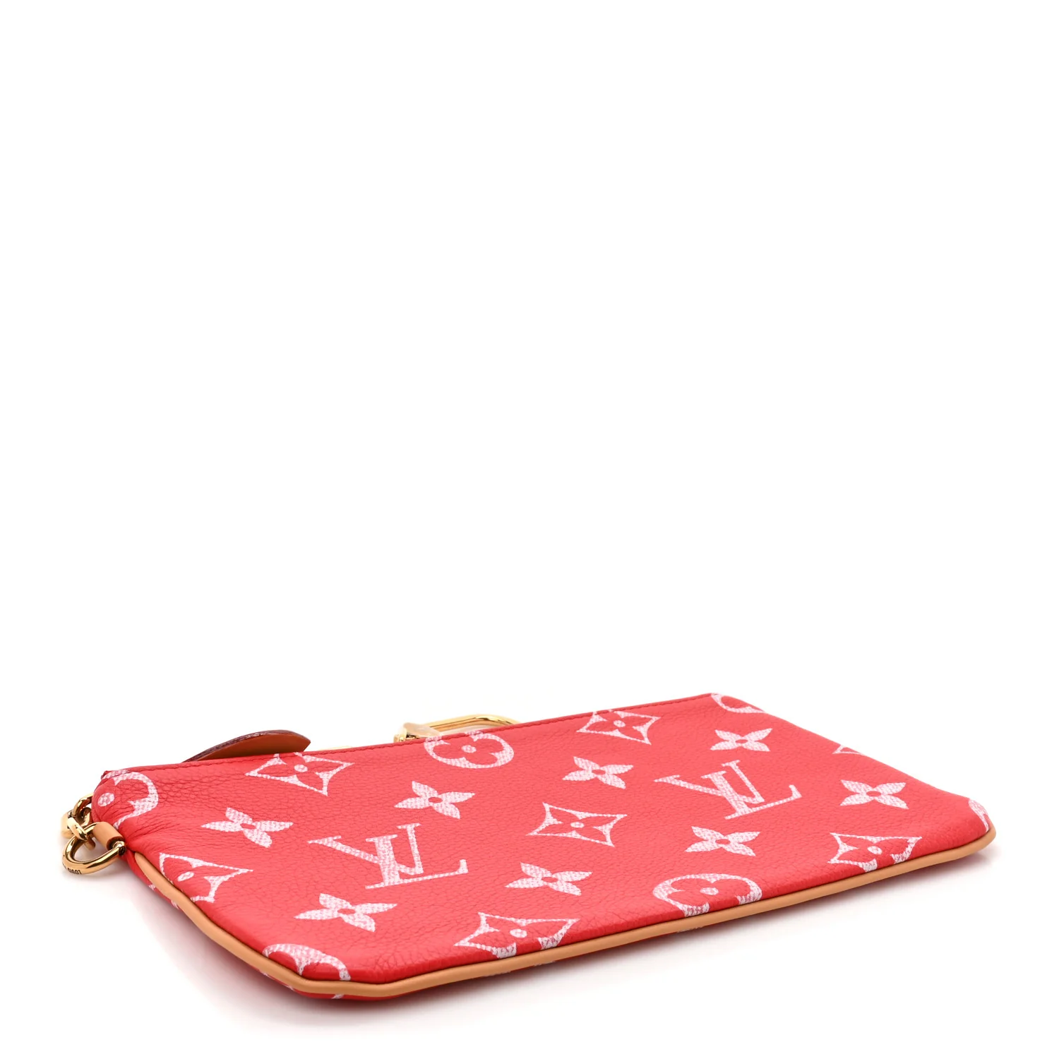 Calfskin Monogram Speedy P9 Bandouliere 50 Pochette Red - Image 4