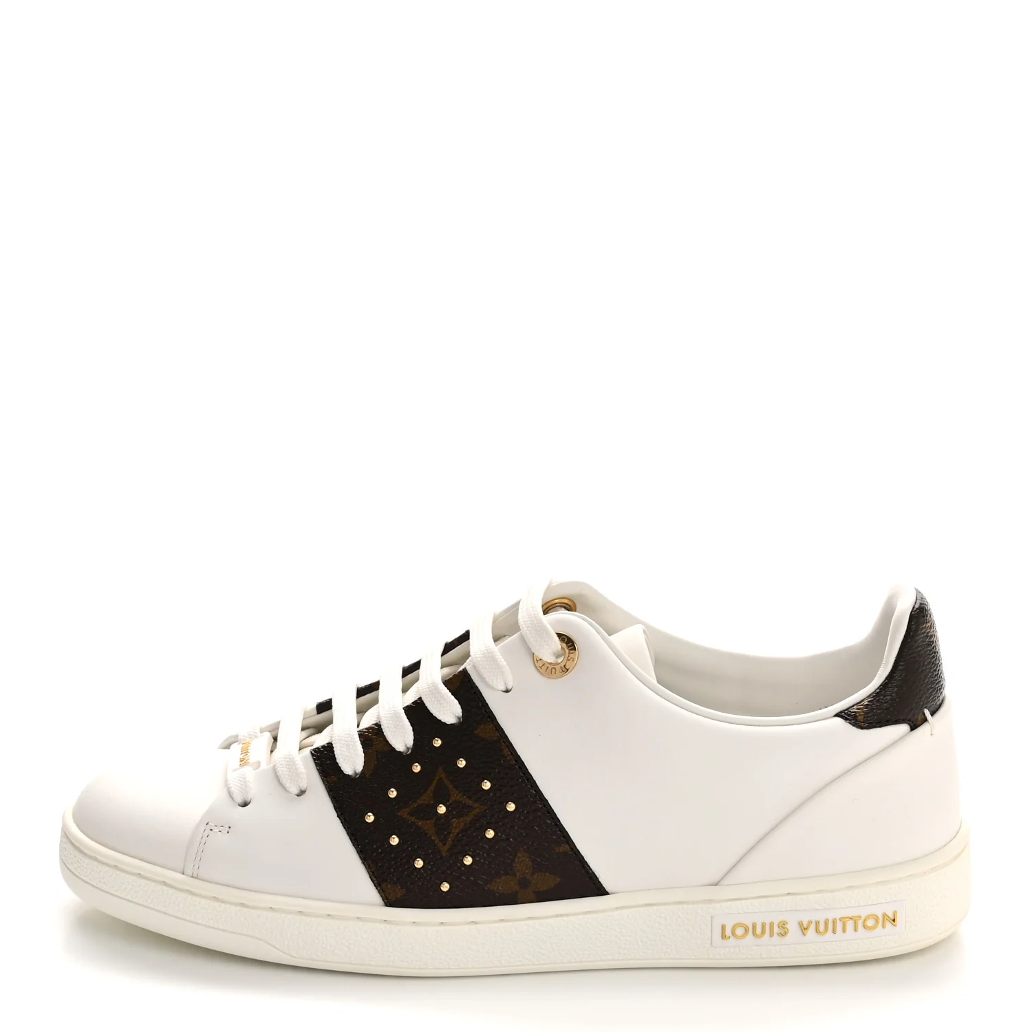 Calfskin Monogram Studded Frontrow Sneaker 36