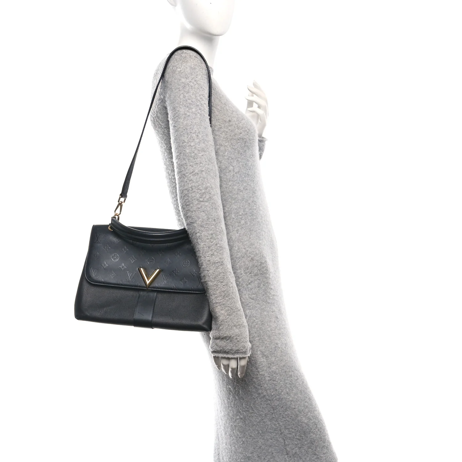 Calfskin Monogram Very One Handle Black - Image 2