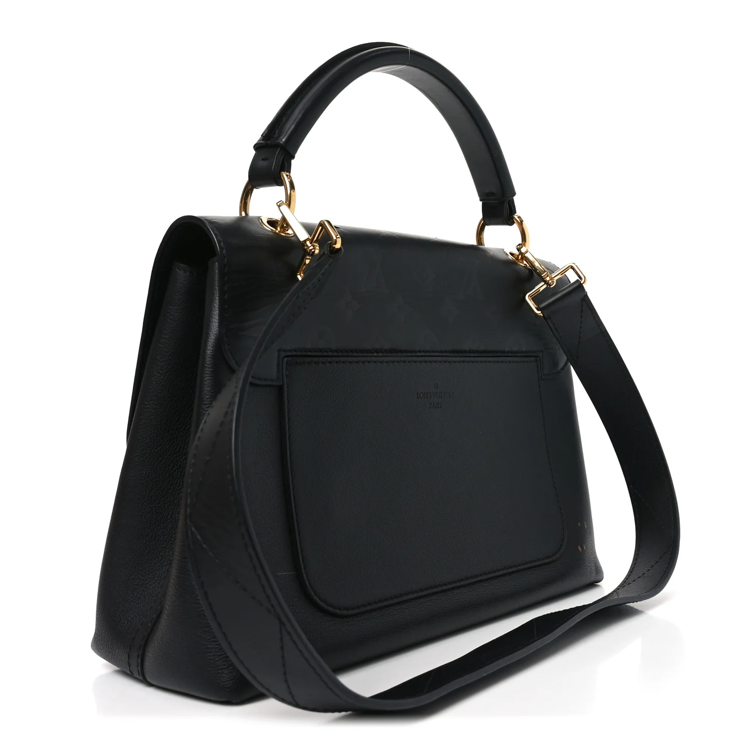 Calfskin Monogram Very One Handle Black - Image 3