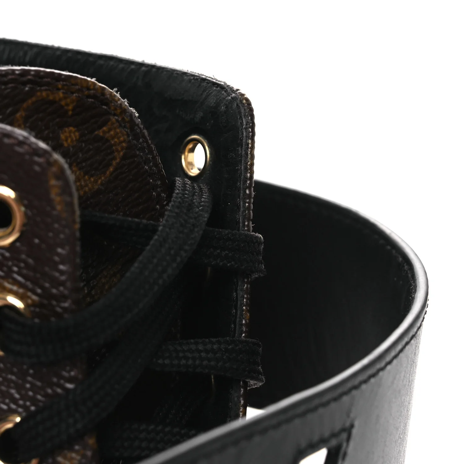 Calfskin Monogram Wonderland Flat Ranger Boots 36.5 Black - Image 11
