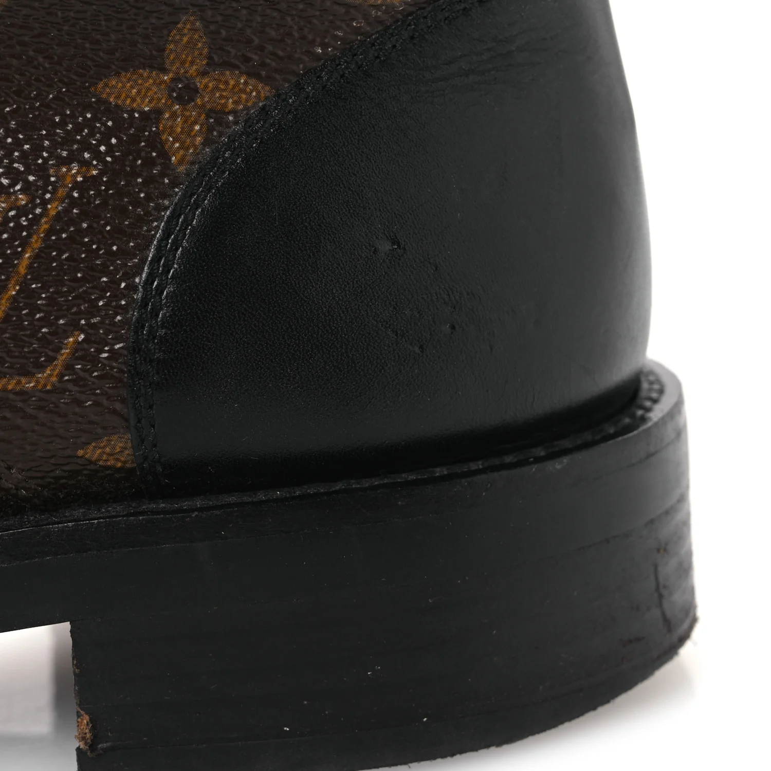 Calfskin Monogram Wonderland Flat Ranger Boots 36.5 Black - Image 15
