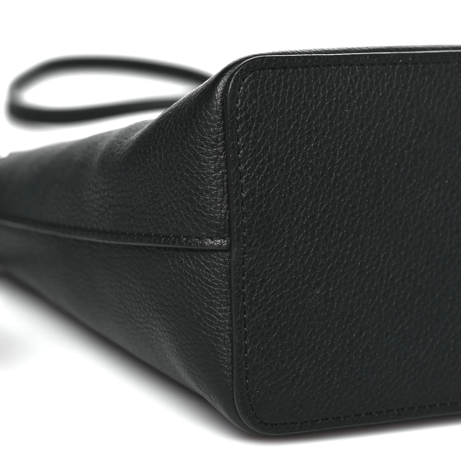 Calfskin Nano Lockme Bucket Black - Image 8