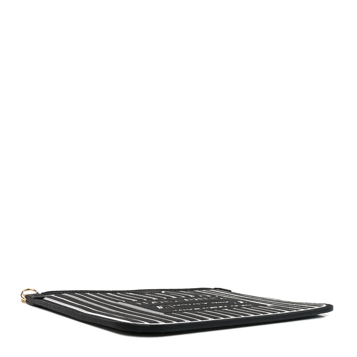 Calfskin Neverfull Inside Out MM Pochette Black - Image 4