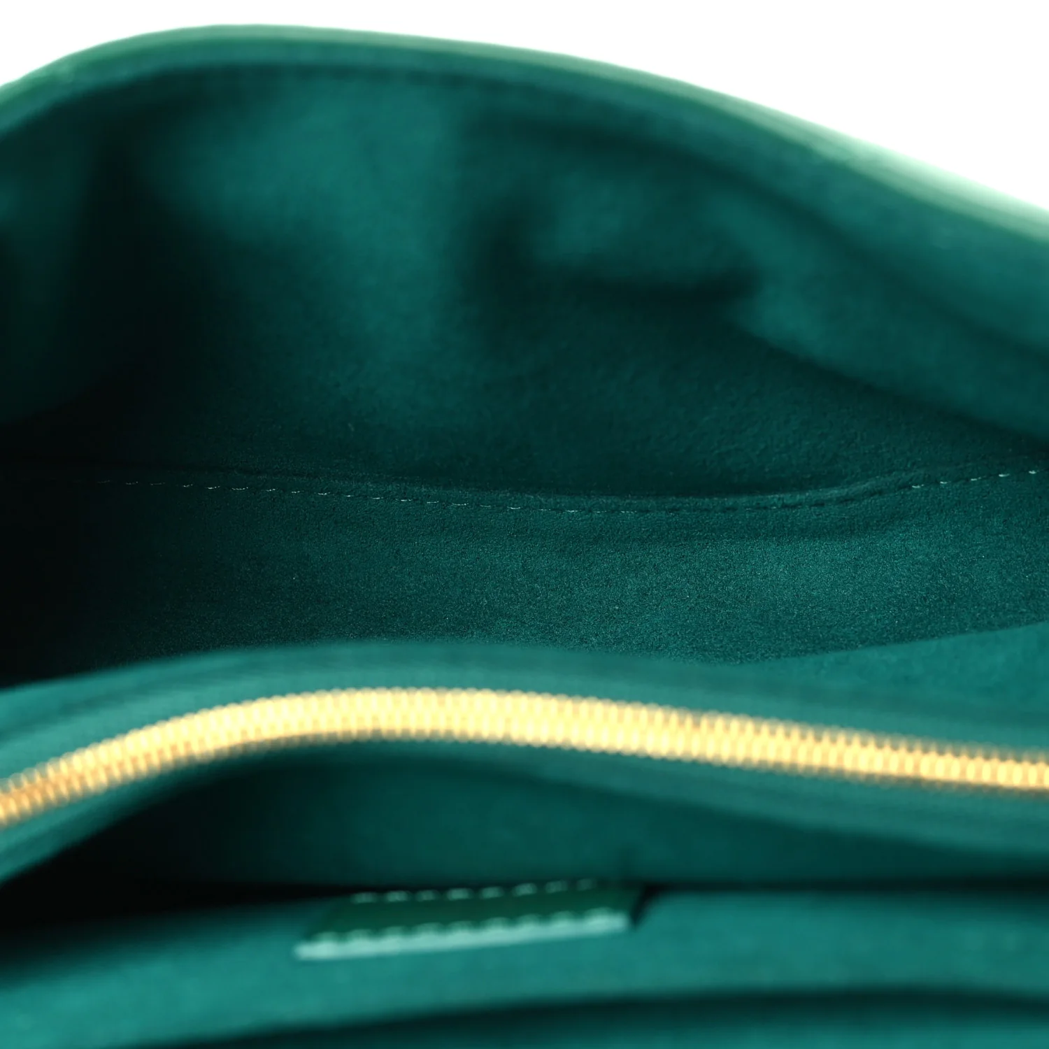 Calfskin New Wave Chain Bag MM NM  Emerald - Image 5