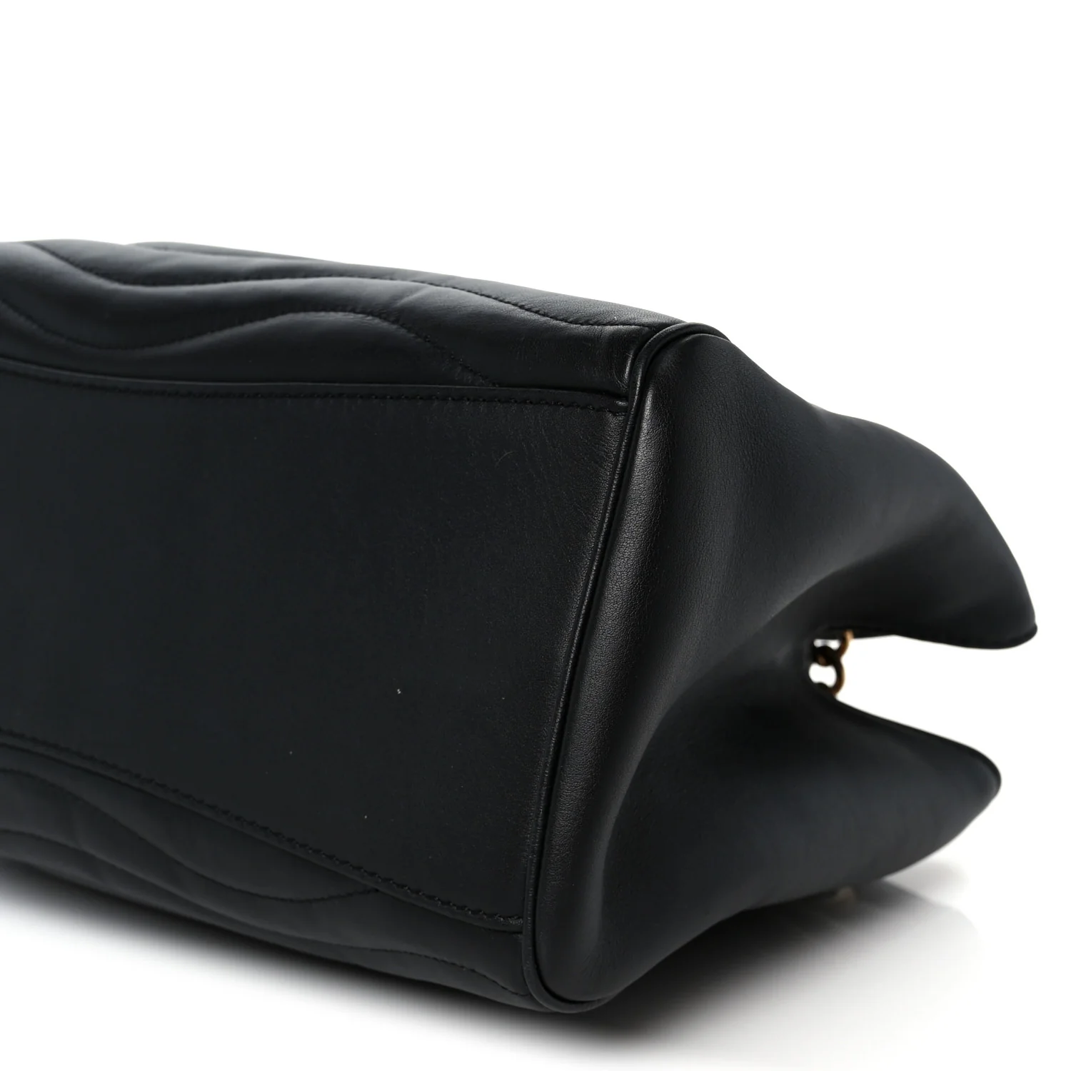 Calfskin New Wave Chain Tote Black - Image 11