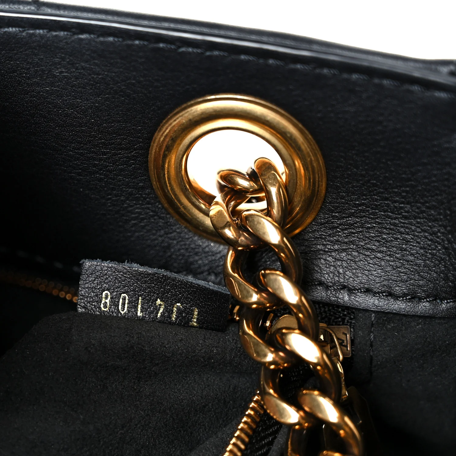 Calfskin New Wave Chain Tote Black - Image 6