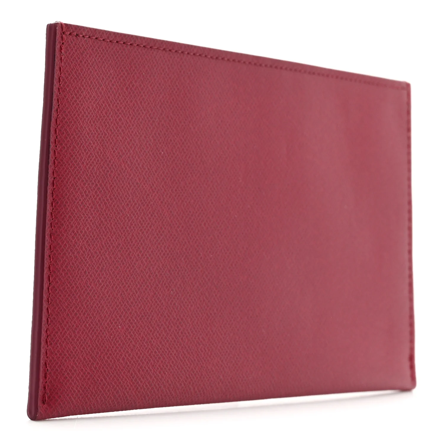 Calfskin Pochette Felicie Card Holder Insert Fuchsia - Image 3