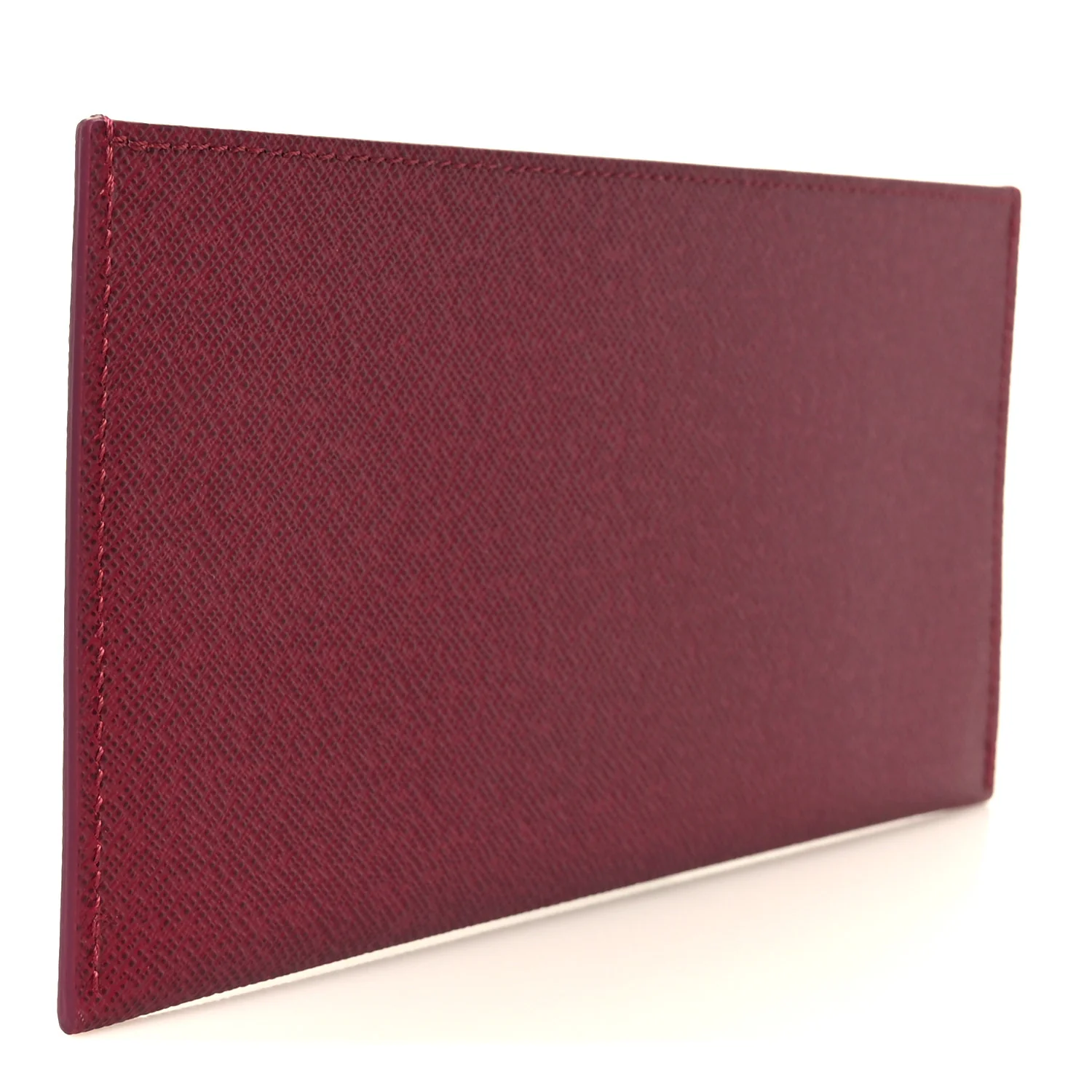 Calfskin Pochette Felicie Card Holder Insert Fuchsia - Image 3