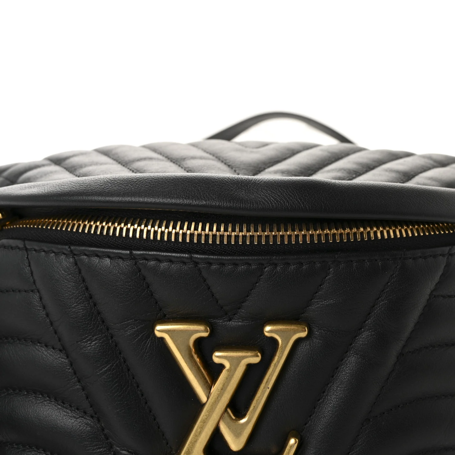 Calfskin Quilted New Wave Bumbag Black - Image 7