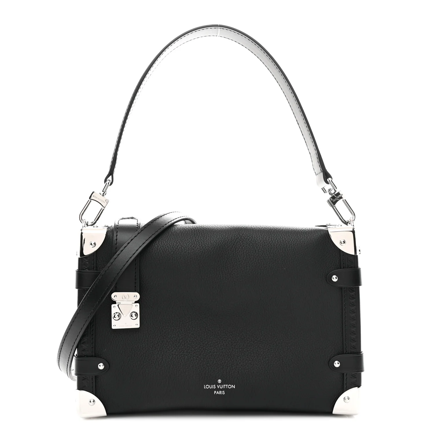 Calfskin Side Trunk MM Black