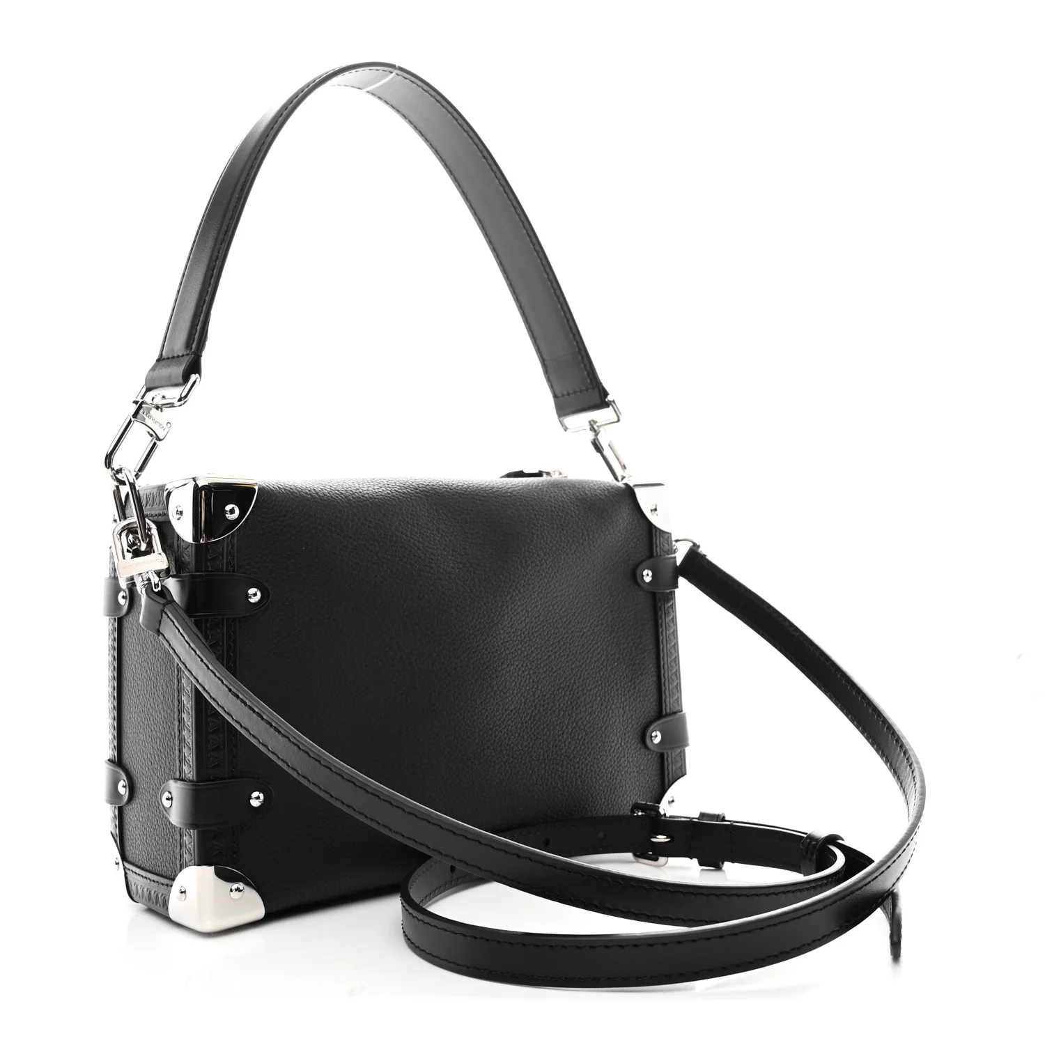 Calfskin Side Trunk MM Black - Image 3