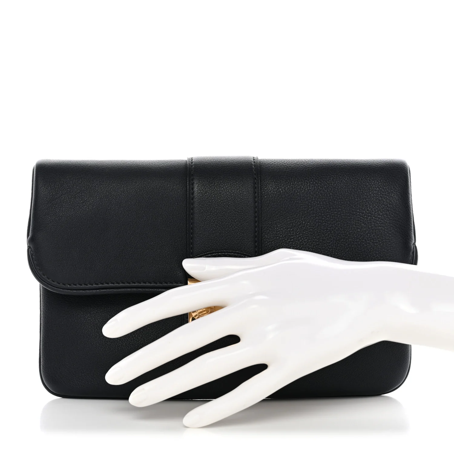 Calfskin Slim Clutch MM Sofia Coppola Cobalt - Image 2
