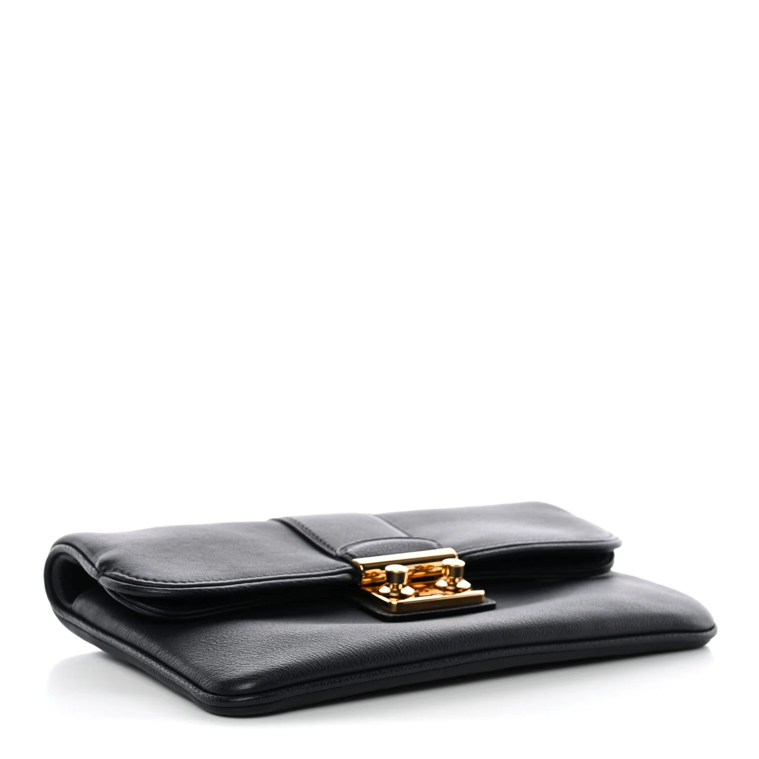 Calfskin Slim Clutch MM Sofia Coppola Cobalt - Image 4