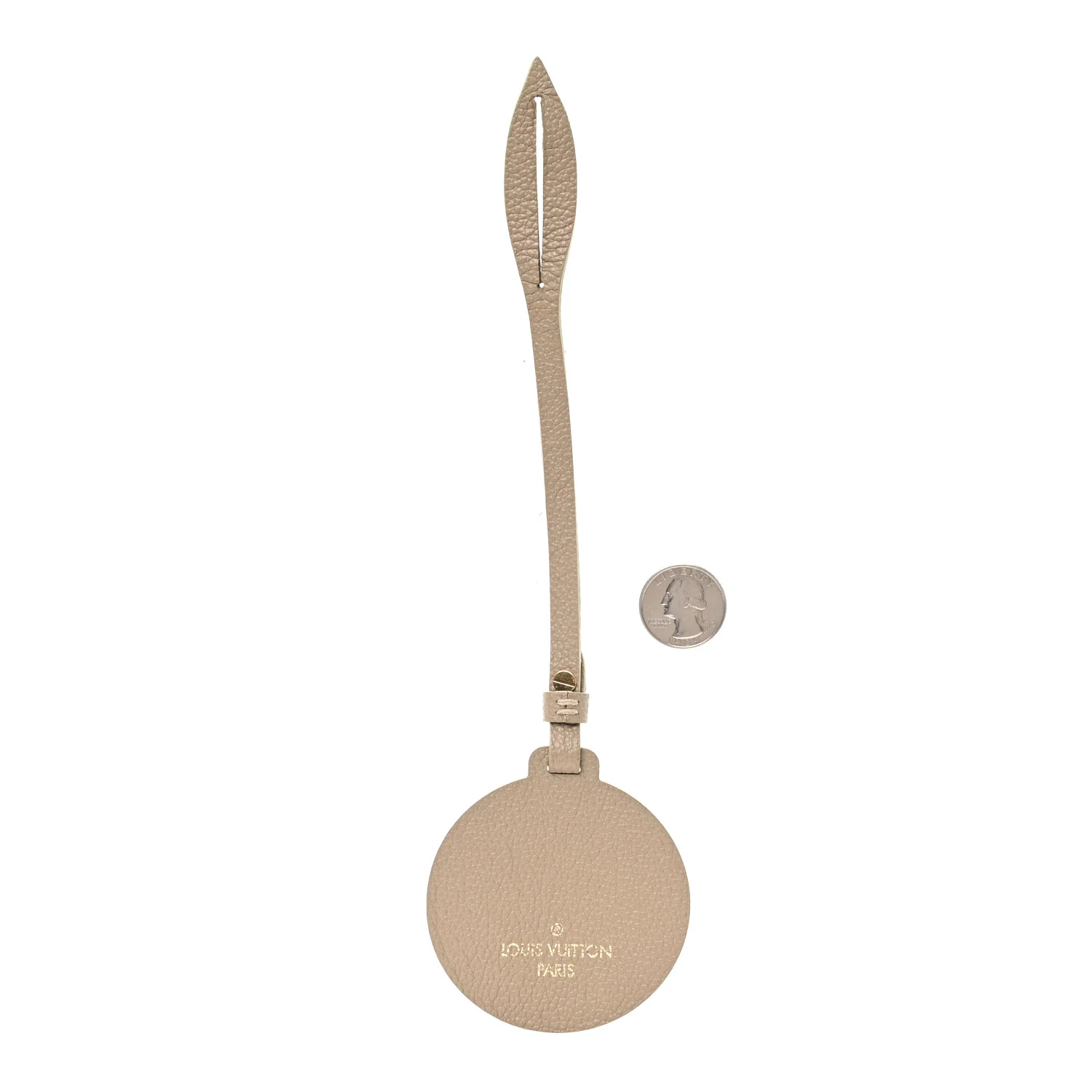 Calfskin Spring In The City Bag Charm Kaki - Image 2