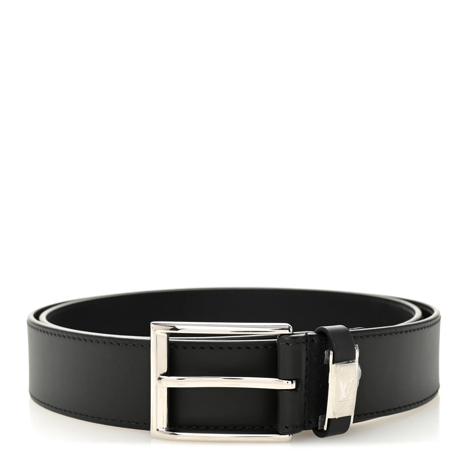 Calfskin Vendome 35mm Uniform Belt 100 40 Black