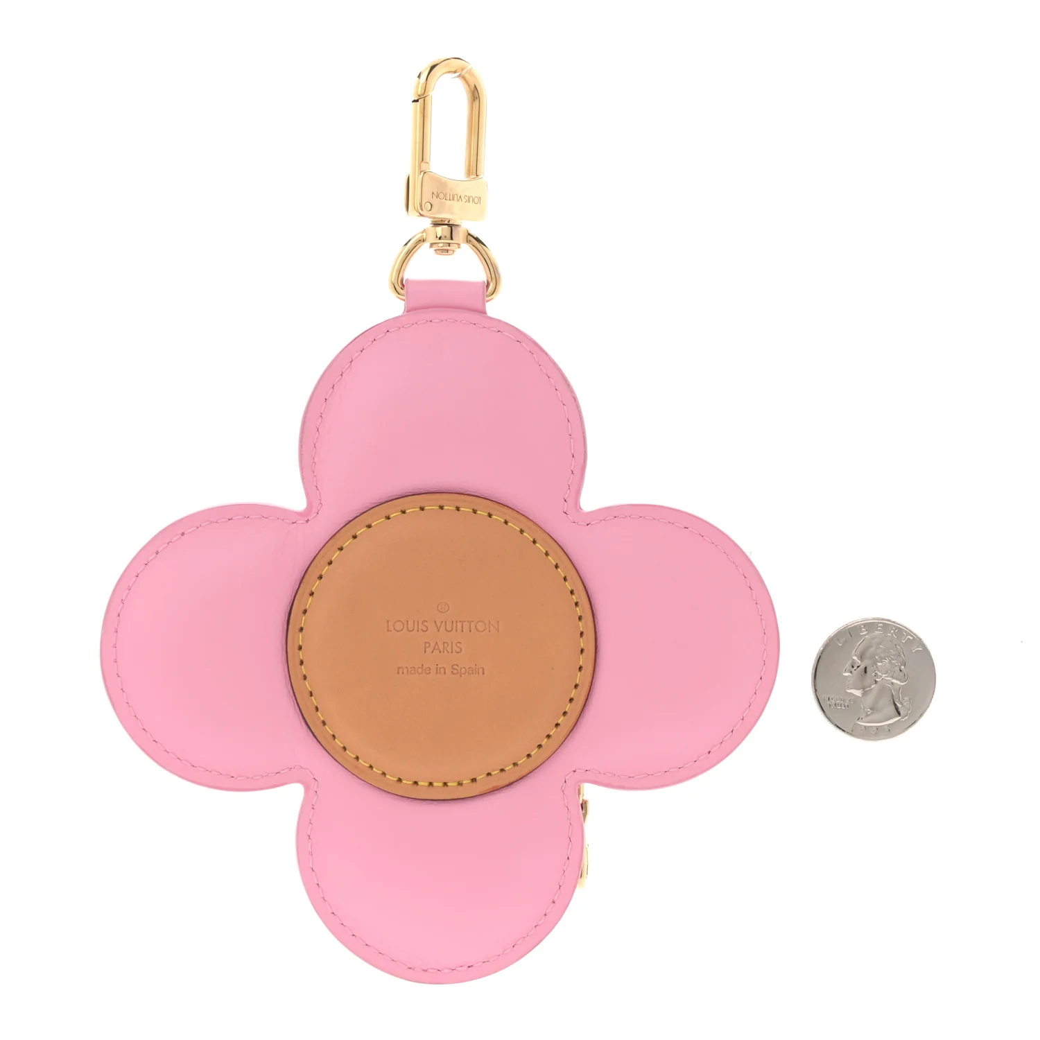 Calfskin Vivienne Coin Purse Pink Multicolor - Image 2