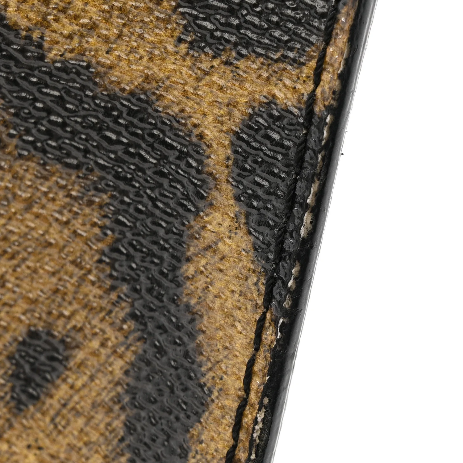 Calfskin Wild Animal Print Twist Shoulder Bag MM - Image 11