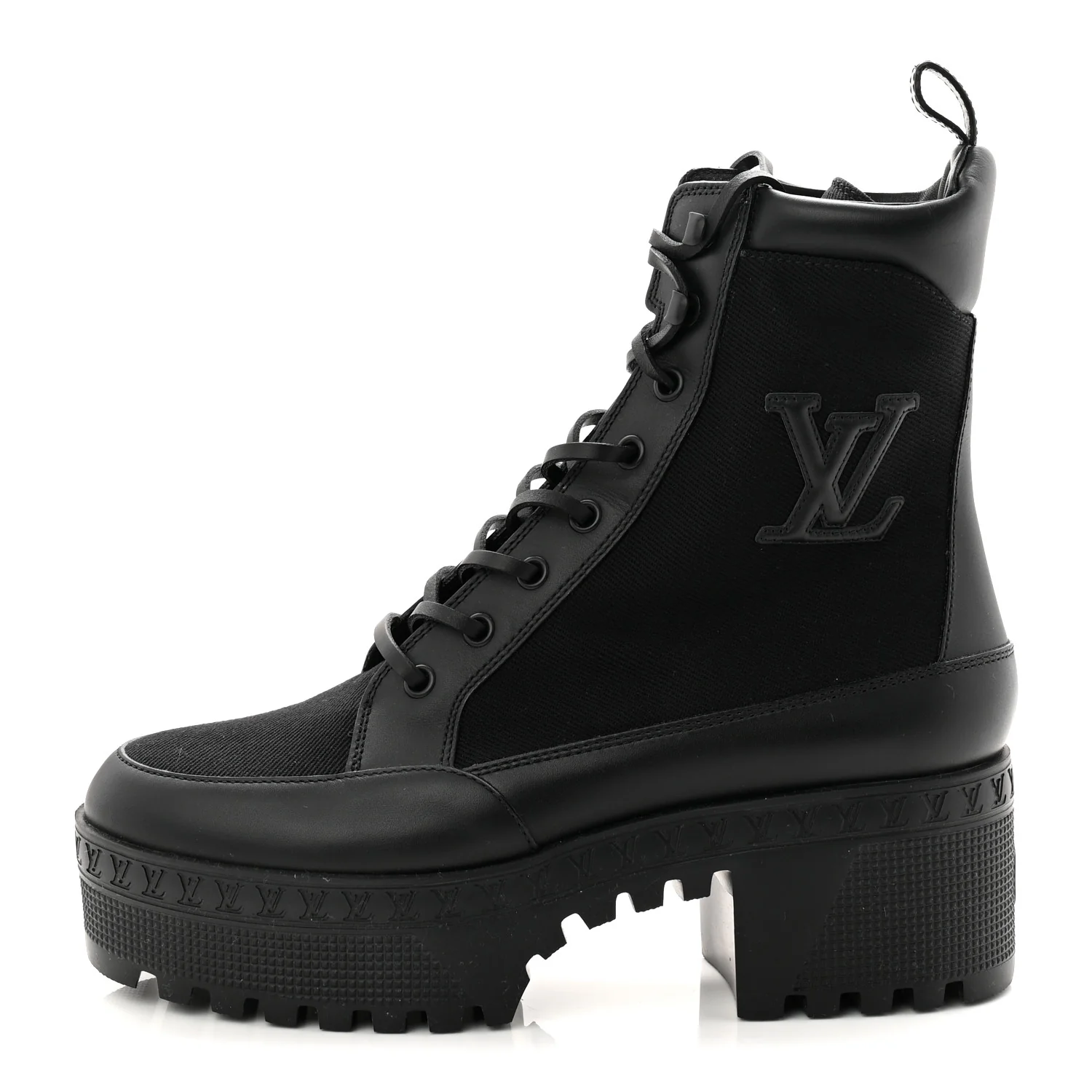 Canvas Laureate Platform Desert Boots 37.5 Black