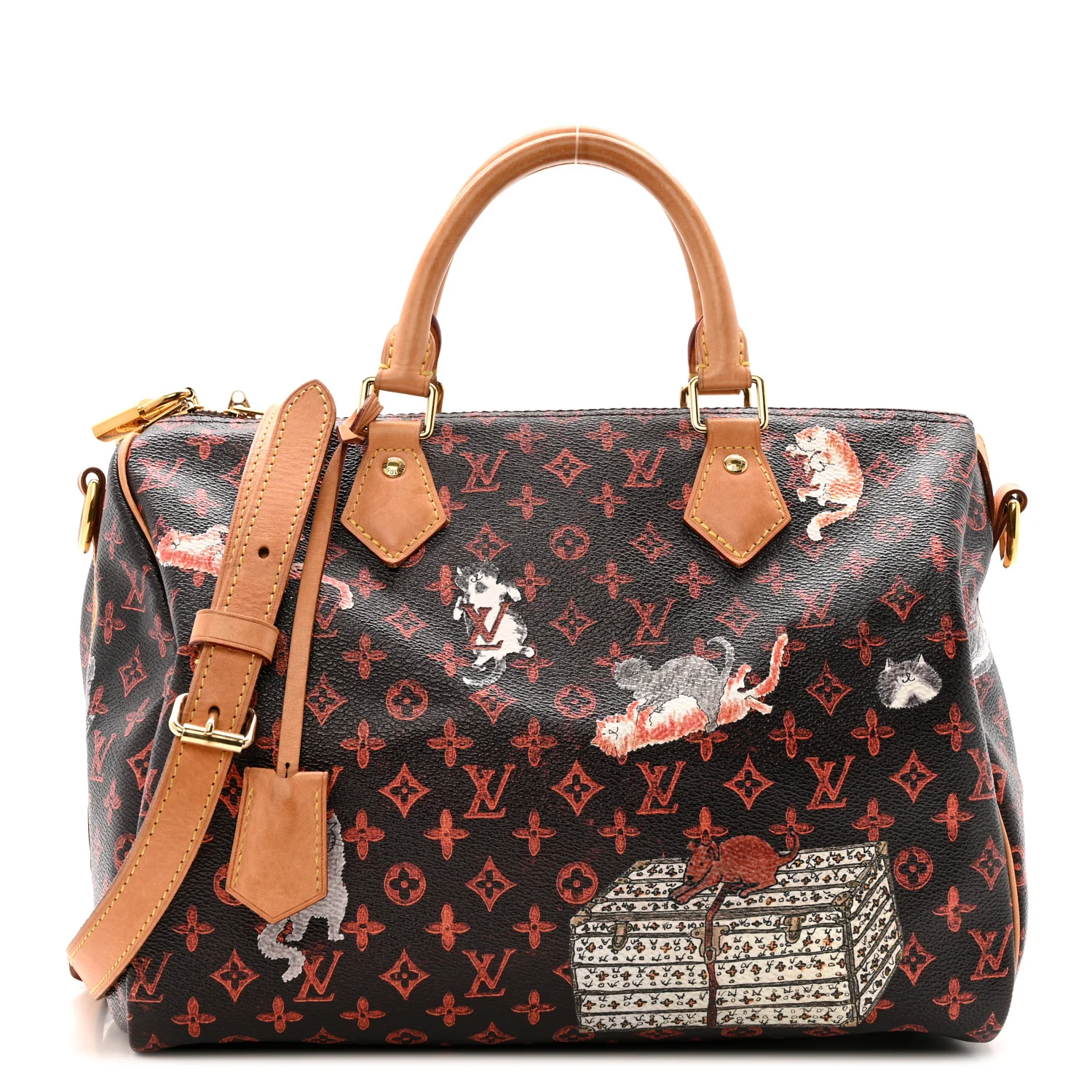 Catogram Speedy Bandouliere 30 Marron