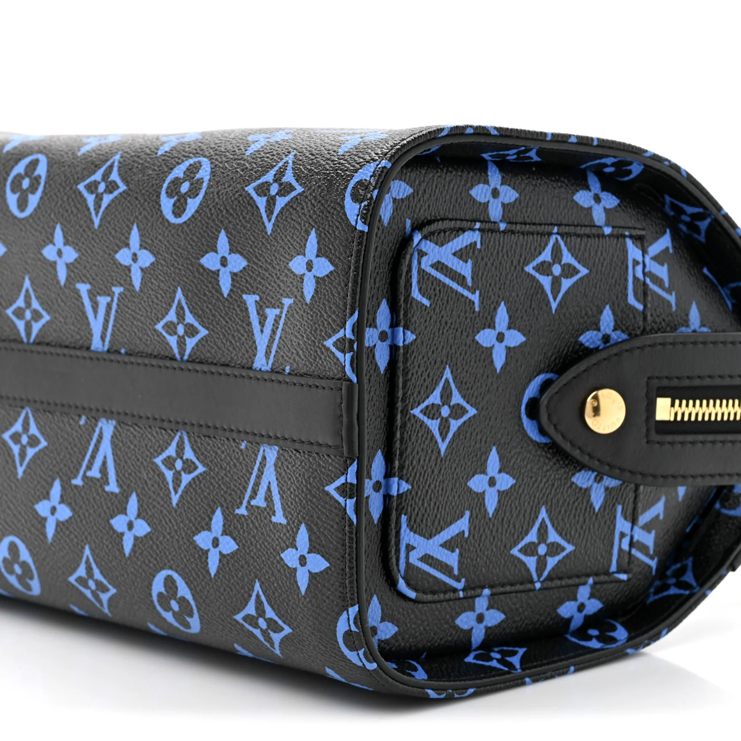 Colored Monogram Speedy Amazon PM Blue Black - Image 8